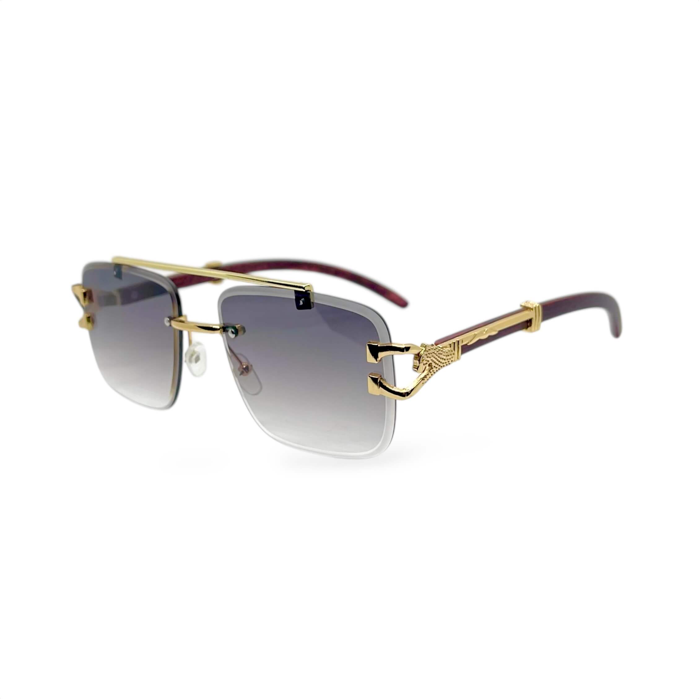 Rimless - Cartier- black
